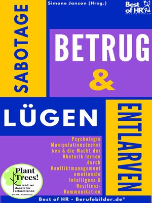 cover image of Sabotage Betrug & Lügen entlarven